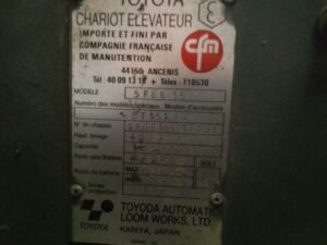 TOYOTA 5FBE15 (3262)